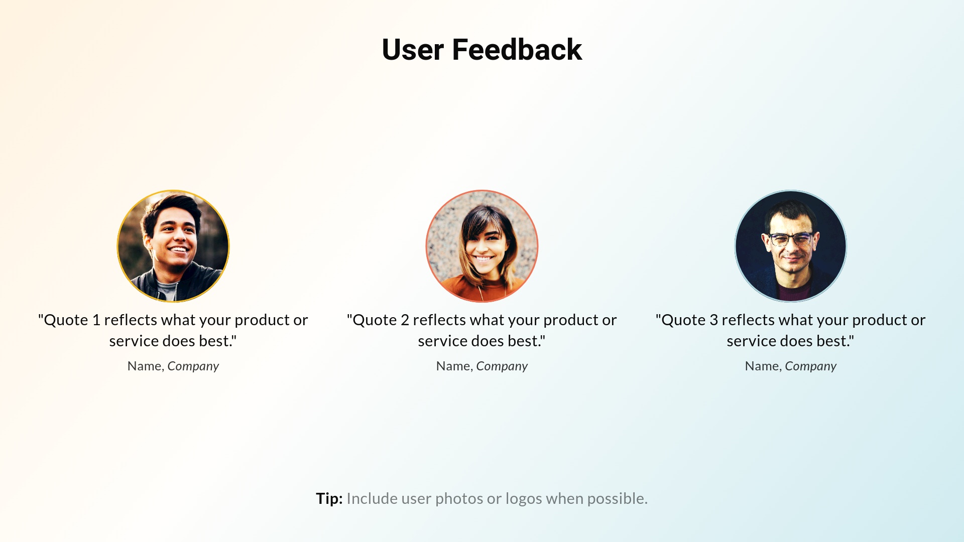 User Feedback
